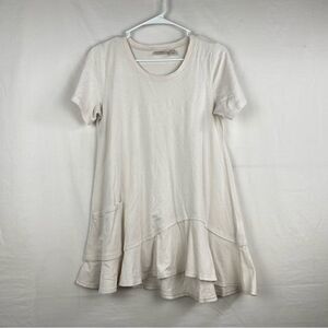 Logo asymmetric layering top  